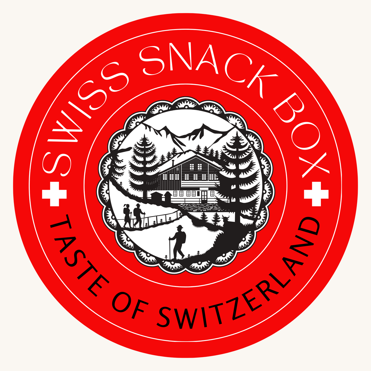 Swiss Snackbox badge logo